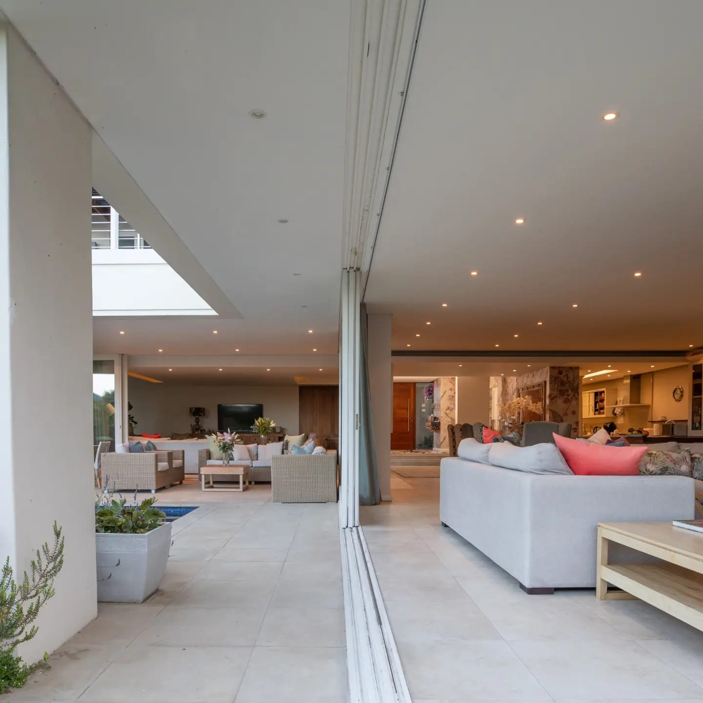 The luxurious lounge at Thirty On Grace guesthouse, Cape Town, South Africa